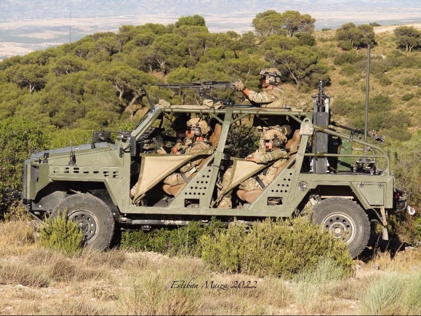 Un ‘Neton’ establecido en una base de patrullas en medio del CENAD de San Gregorio.