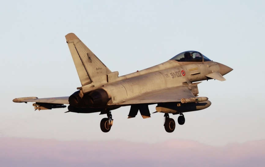Eurofighter italiano del 51º Stormo.