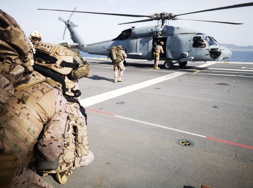 Los “nuevos” helicópteros SH-60F se están convirtiendo en el “caballo de batalla” de los infantes de Marina.