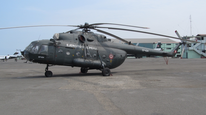 Mi-17-1B Hip H, matricula EP-624.