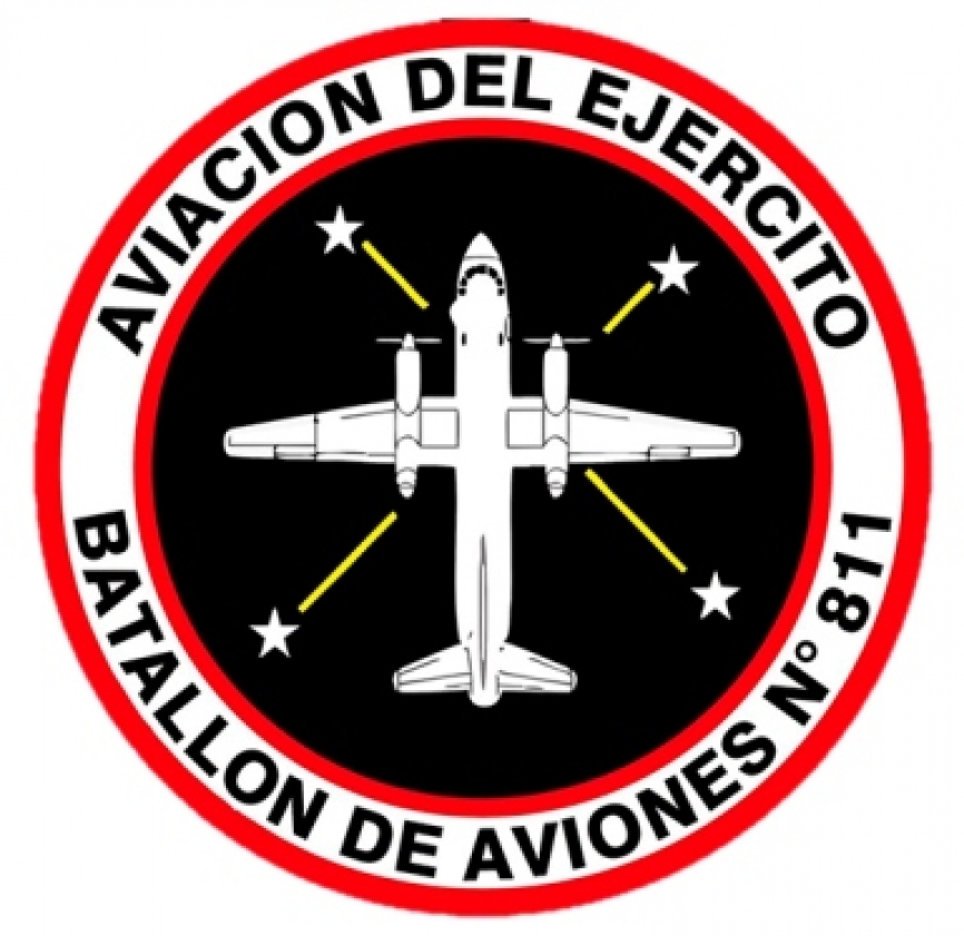 Emblema del Batallón de Aviones N° 811“Capitán Juan O’Connor Guevara”.