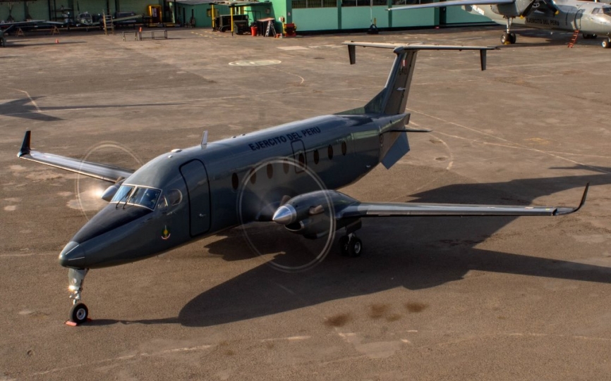 Hawker-Beechcraft 1900D.