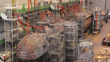 Construccin de un SSN Barracuda.