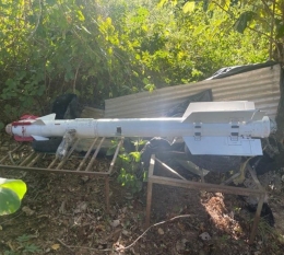 Misil inerte Vympel R-73. (Foto: Guardia Nacional Bolivariana).