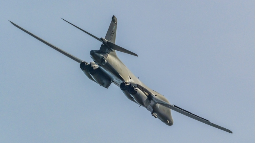 Uno de los B-1B de la BTF 24-2. (foto José Antonio Almarza)