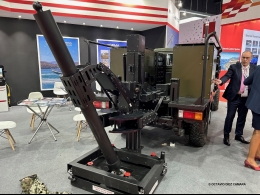 Entre las cualidades del Alakran se encuentra que se puede optar por un tubo pesado de 120mm o uno de tipo medio de 81mm.  (Octavio Dez Cmara)