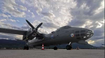 Antonov 30 rumano certificado para el Tratado de Cielos Abiertos.