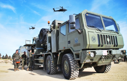Camin Iveco de la AALOG 21 (Ejrcito de Tierra)